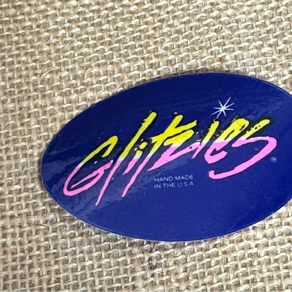 Glitzies Womens Sneakers Shoes Size 6 1/2 Tropical Bling Rhinestone Sequins VTG - Picture 14 of 15